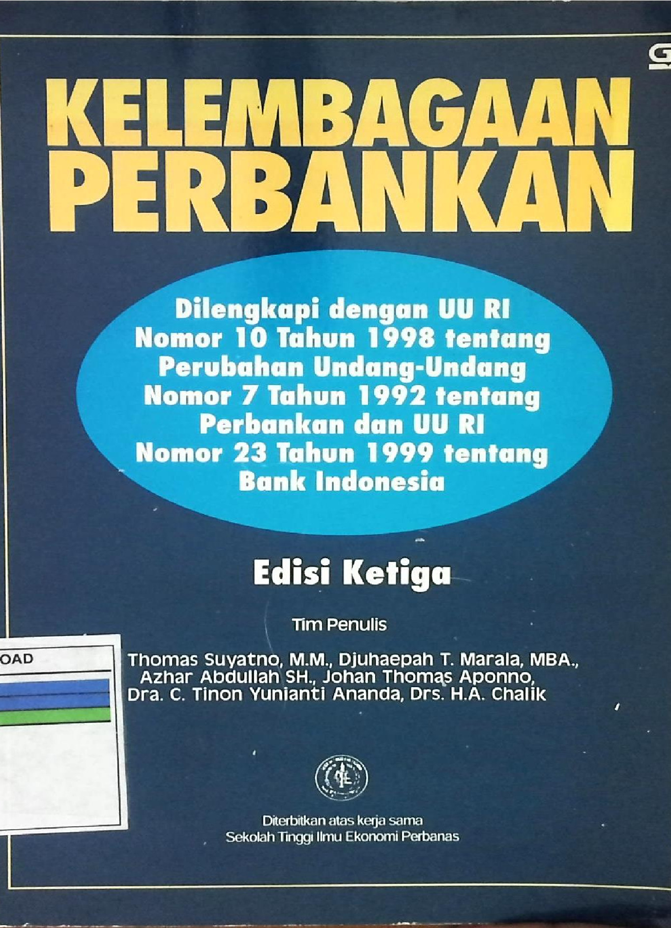 KELEMBAGAAN PERBANKAN EDISI KETIGA